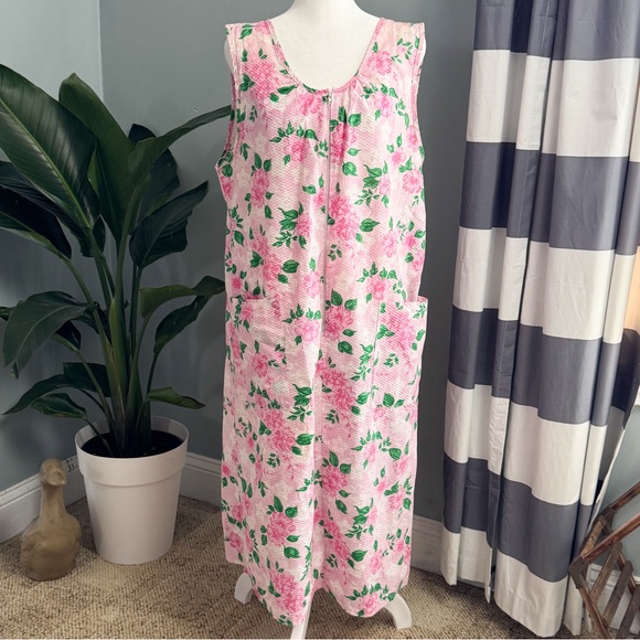 Vintage Anthony Richard’s Pink Floral Nightgown Size M - Picture 9 of 9